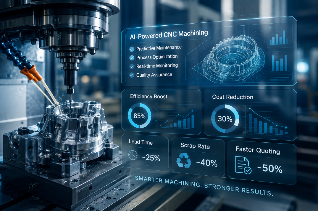 Kan artificiell intelligens göra CNC-bearbetning snabbare och mer kostnadseffektiv?